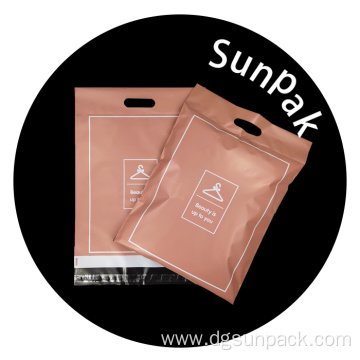 black brown hot gold pink poly mailers